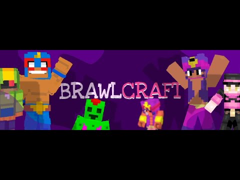 Обложка видео-обзора для сервера BrawlCraft