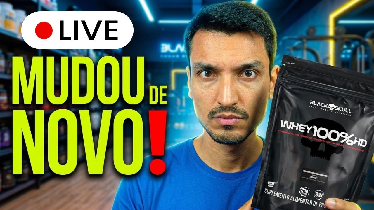 Miniatura da avaliação em vídeo de Combo Black Skull Ganho de Peso Sabor Baunilha