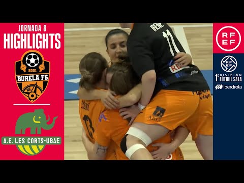 Resumen #PrimeraIberdrola | CD Burela FS 2-2 Les Corts UBAE | Jornada 8