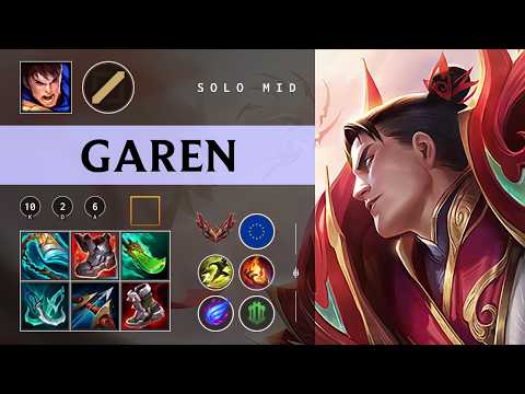 Garen Mid vs Jayce - EUW Grandmaster Patch 26.02