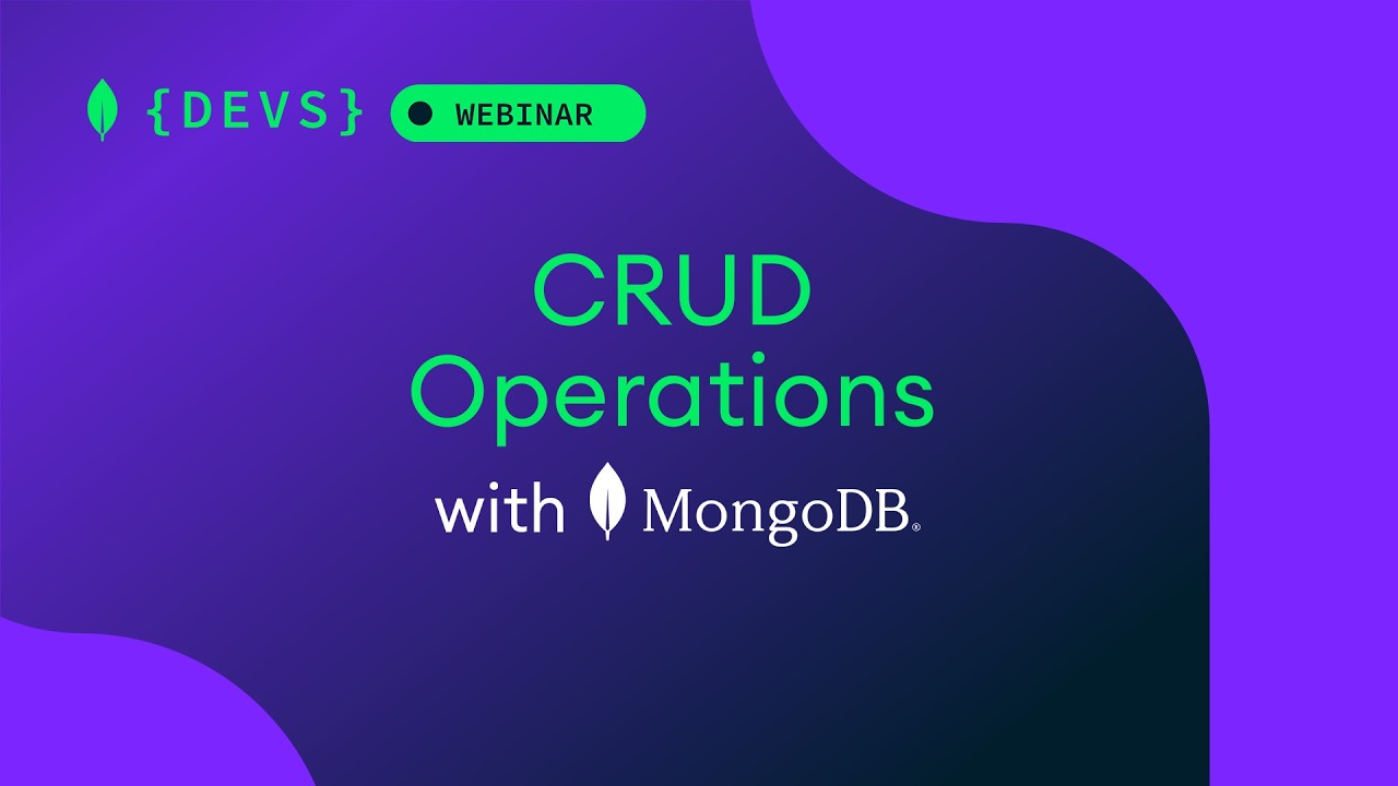 CRUD Operations with MongoDB