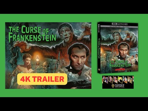 Warner Archive Edition THE CURSE OF FRANKENSTEIN #4K #Trailer (Restored & Remastered w/Hammer Films)