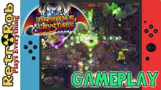 Nintendo Switch Demon's Crystals Gameplay and Impressions
