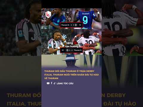 Thuram facing Thuram in the Derby d'Italia, and Thuram in the stands proud of Thuram. 😂🥲