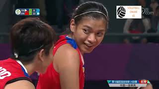 Download lagu China vs Philippines l  2018 Asian Game Women Volleyball l Quaterfinal mp3