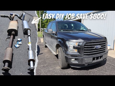 How to Replace Exhaust on Ford F-150 | No Welding Required!