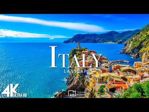 FLYING OVER ITALY( 4K UHD ) - Relaxing Music Along With Beautiful Nature Videos 4K Video Ultra HD