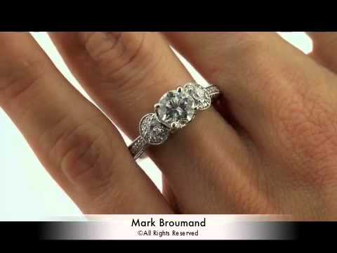 2.37ct Round Brilliant Cut Diamond Engagement Anniversary Ring-Mark Broumand