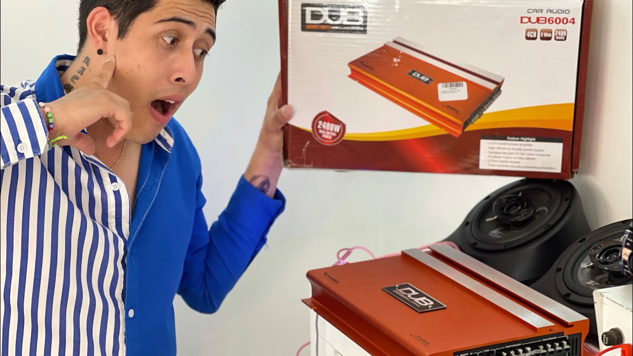 $1799 Me costo este AMPLIFICADOR DUB 4 canales 2400 Watts