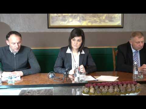 Novinarska konferenca o predlogu proračuna