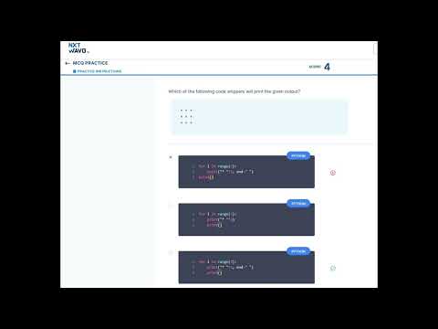 Python Nested Loops Mcqs Practice Ccbp Nxtwave