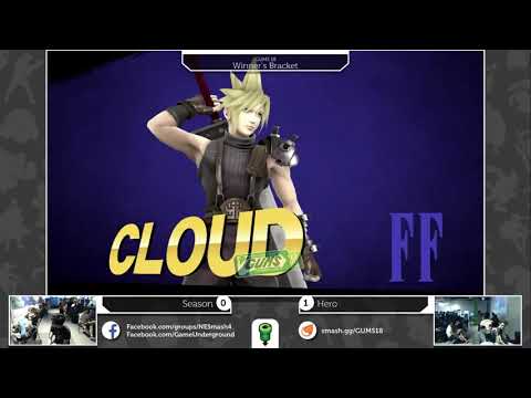 GUMS 18 Singles (Winner's Bracket) - Hero (Cloud) vs Season (Duck Hunt)