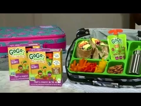 Nutritious lunches brought to you by GoGo squeeZ