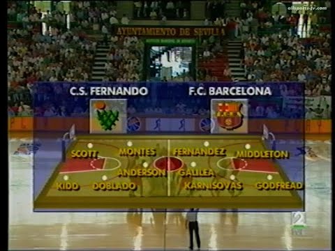 ACB 1995/1996 - Final - 3º Partido - Caja San Fernando - FC Barcelona