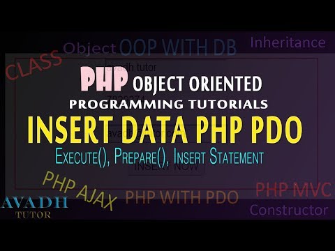How To Insert Data Inside Database Using Pdo Php Insert Data Into Mysql Pdo Php Pdo Tutorials