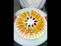 Orange Plate Learn Quickly And Try It Fruits And Vegetables Modeling Plating Skills Shorts Sho