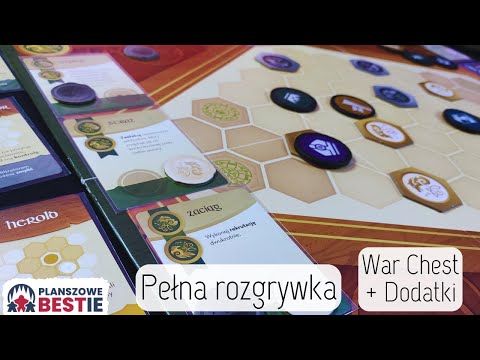 War Chest dodatki: Oblężenie, Szlachta, Zmrok - Rozgrywka - Planszowe Bestie #589 - 09.09.2025
