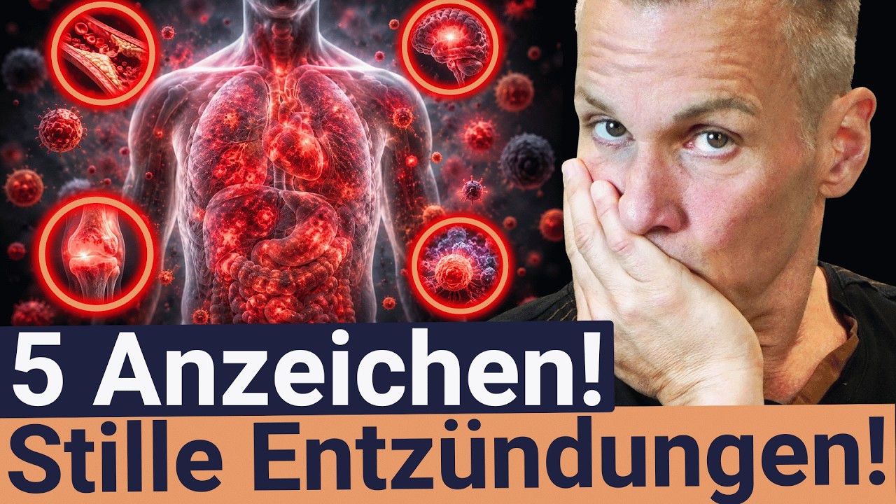 🛑 Stille Entzündungen: Die unsichtbare Gefahr! ⚠️ 5 Warnsignale ⚠️