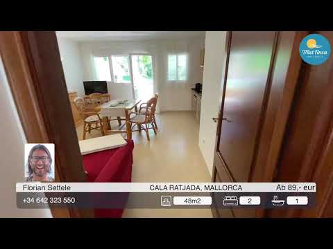 Apartment Gat fußläufig zur Cala Gat in Cala Ratjada auf Mallorca