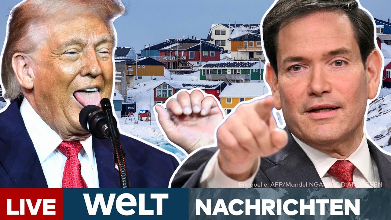 MACHTKAMPF UM GRÖNLAND: USA lassen nicht locker! Rubio will jetzt mit Dänemark verhandeln | LIVE