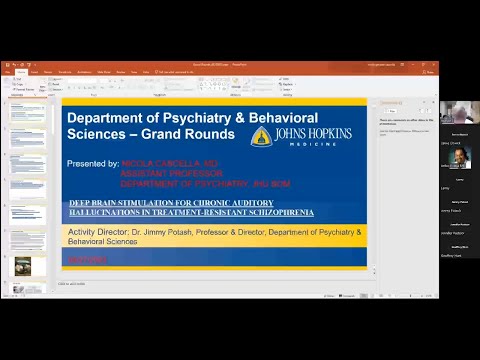 Johns Hopkins Psychiatry Grand Rounds | Nicola Cascella, M.D.