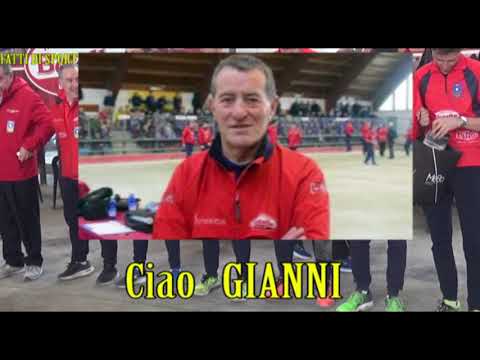 Bocce : Ricordo di Gianni Negrusso prima dell'incontro Gaglianico - Maxim Codroipese