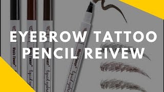Microblading Tattoo Eyebrow Pencil Review - Eyebrow Tutorial -Music Flower Eyebrow Pen