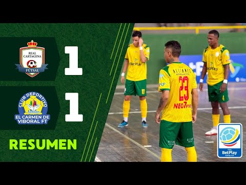 RESUMEN Real Cartagena Futsal vs El Carmen de Viboral Bendito | Fecha 8 | Liga BetPlay Futsal 2026