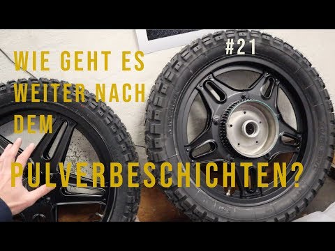 HONDA CX500 Tracker #21 Wie geht es weiter nach dem Pulverbeschichten?
