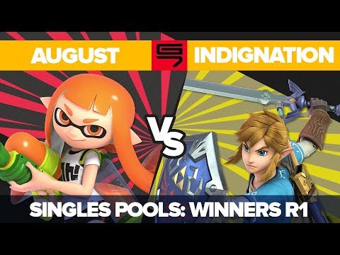 August vs Indignation - Ultimate Singles: Pools R1 Winners Round 1 - Genesis 7 | Inkling vs Link