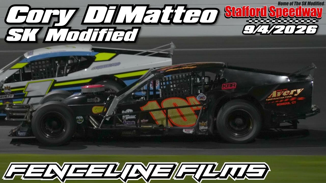 Cory DiMatteo in SK Modified at Stafford Speedway