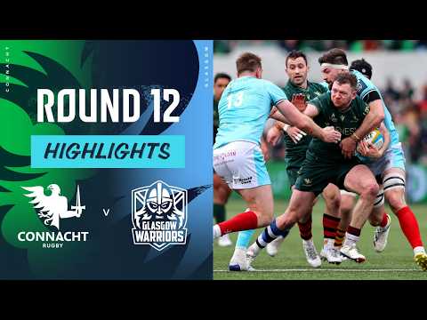 Connacht v Glasgow Warriors | Highlights | Round 12 | URC 2025/26
