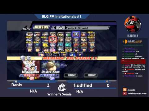BLGPM #1 - Winners Semis - Daniv (Ice Climbers) vs Fludified (Donkey Kong)