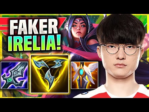 FAKER IS SO CLEAN WITH IRELIA! - T1 Faker Plays Irelia Mid vs Ryze! | Season 11