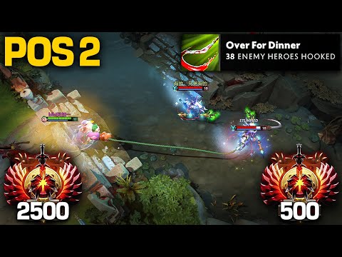 Can a Rank 2500 Pudge Outplay a Rank 500 Leshrac Mid?! | Pudge Official