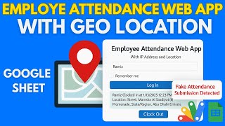 Track Employee Attendance with Geolocation & IP | Google Apps Script Tutorial | C26