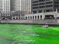 Dyeing the Chicago River Green, St. Patrick's Day ...