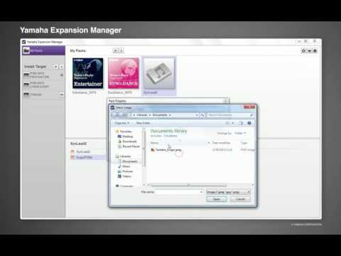 Yamaha Expansion Manager Manual: SoundFont file import