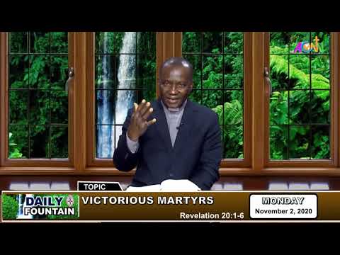 DAILY FOUNTAIN DEVOTIONAL GUIDE FOR NOVEMBER 2 2020 - THE VEN. ERNEST AGHANAMA