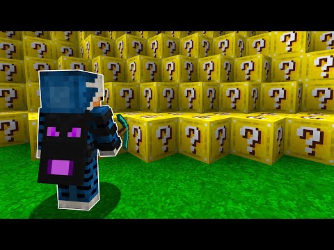 APRO 100.000 LUCKY BLOCK FORTUNATI NEL MIO MONDO - Minecraft ITA