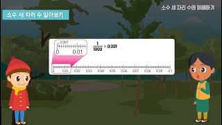 4학년  2학기 소수 세 자리 수의 이해하기