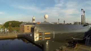 preview picture of video 'Marinemuseum Den Helder: U-Boot Tonijn Potvis-Klasse Mikrokopter RC 2014'