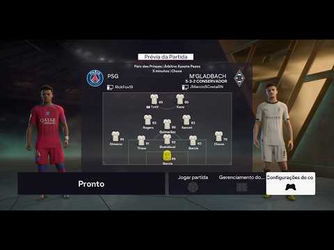 Master League Elite - EAFC 26 - Temp. 25 - Série C - 1º Turno - B Mönchengladbach X PSG