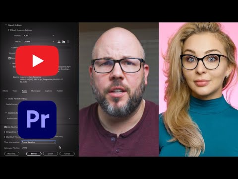 BEST YOUTUBE EXPORT SETTINGS for Adobe Premiere Pro (4K, codec, frame rate, bitrate, resolution)