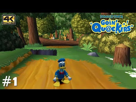 Donald Duck: Goin' Quackers - PS2 Gameplay Playthrough 4k 2160p (PCSX2) PART 1 (Duckie Mountain)