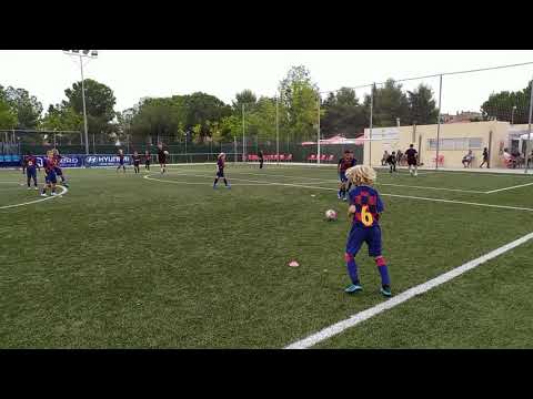 FCB U11's practice. Pre-season Tournament