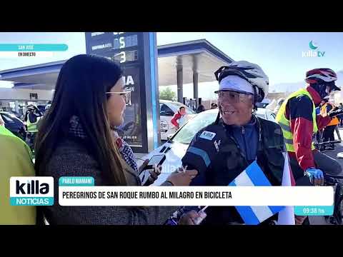 Peregrinos en bicicleta partieron de San José rumbo a Salta: hoy llegan a Cafayate