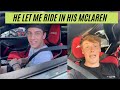 He Let Me Ride In His Mclaren 620R Cam Casey X Daniel Mac