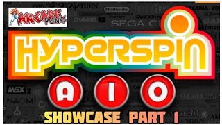 HyperSpin AIO 300GB Showcase Part 1/2 #hyperspin #emulator #frontend