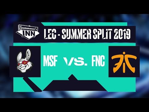 Misfits Gaming vs Fnatic | LEC Summer Split 2019, Tag 2 [GER]